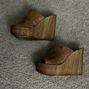 Aldo Super Sky High Wedges